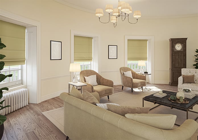 Ascot, Oatmeal - Motorised Roman Blind - Image 6